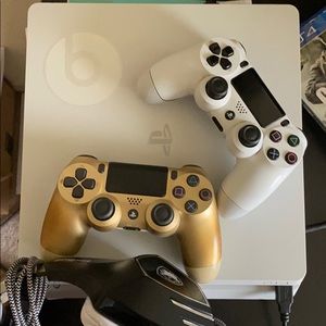 Ps4 Console with controllers and games